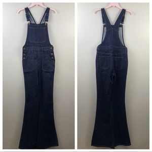 NWT Madewell Flea Market Flare Overalls Size S